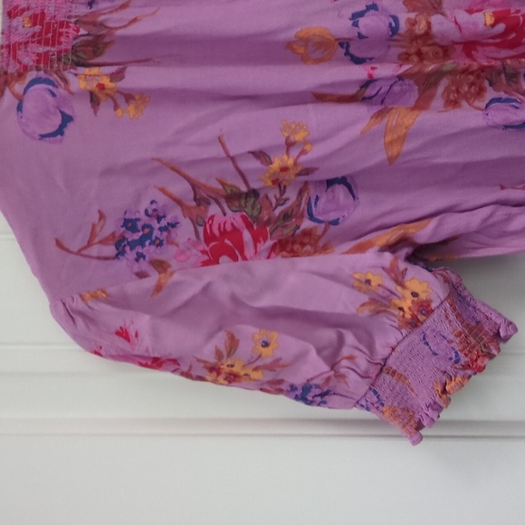 Urban Outfitters Anna Crepe Floral mini Wrap Dress - Picture 7 of 11